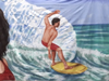 Decor Doek Beach Surfer