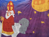 Decor Doek Sinterklaas Sint te Paard