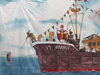 Decor Doek Sinterklaas Stoomboot