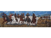 Decor Doek Western Paarden Gebergte 10x4