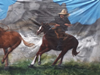 Decor Doek Western Paarden Cowboy