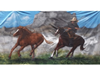 Decor Doek Western Paarden Cowboy