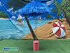 Hawaii Parasol Blauw