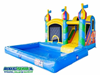 Springkussen Jumpy Happy Party Splash