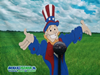 Kinder Kop van Jut Uncle Sam