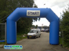 Start en finish Boog Blauw 6x4 meter