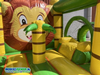 Springkussen Pretcentrum Jungle met Glijbaan Klein