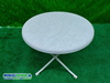 Terras Tafel rond 85 cm Wit