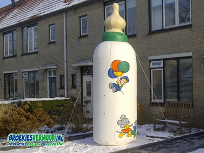 Baby Fles Opblaasbaar 4 meter