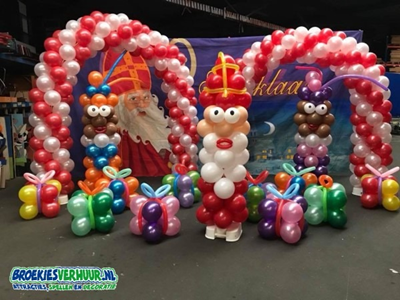 Instituut Algebraïsch vrije tijd Sinterklaas Ballon Decoratie? Broekiesverhuur.nl Bunnik