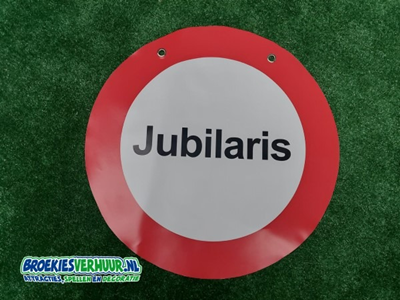 Gelegenheid Bord Jubilaris