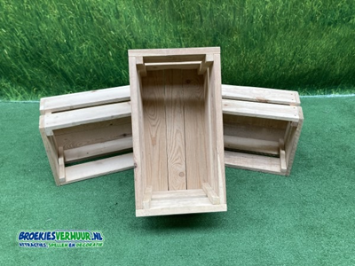 Decoratie Krat Hout