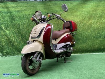 Decoratie Retro Scooter Rood