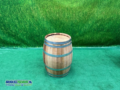 Decoratie Kastanje Houten Vat 30 liter