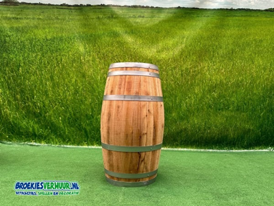 Decoratie Kastanje Houten Sigaar Vat 160 liter