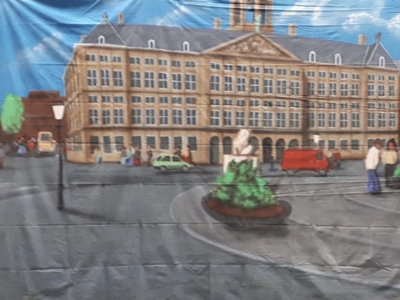 Decor Doek Holland Amsterdams Plein