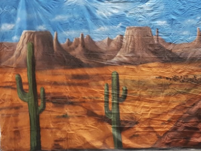 Decor Doek Western Woestijn