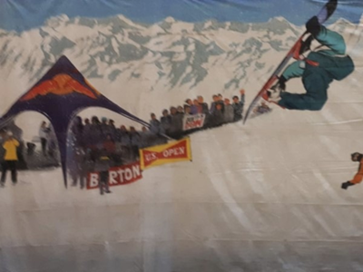 Decor Doek Wintersport Snowboarders