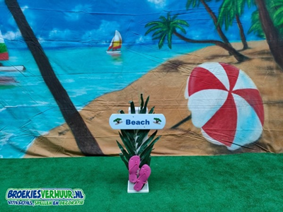 Decoratie Zuil Beach