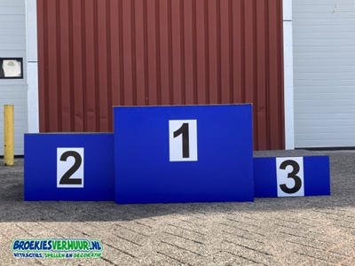 Ere Podium 1,2,3 Blauw