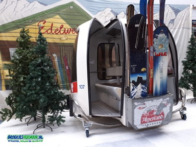 Photobooth Ski Lift Gondel Winter binnen