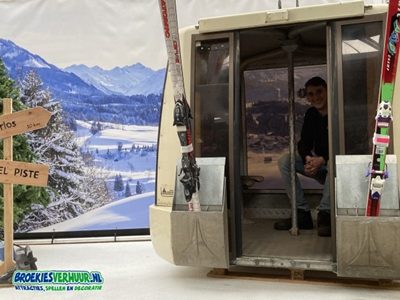 Photobooth Ski Lift Gondel Winter Binnen en Buiten