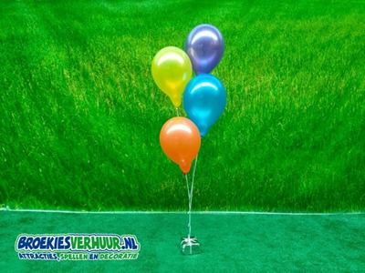 Gronddecoratie 4 Ballonnen