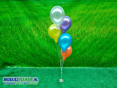 Gronddecoratie 5 Ballonnen