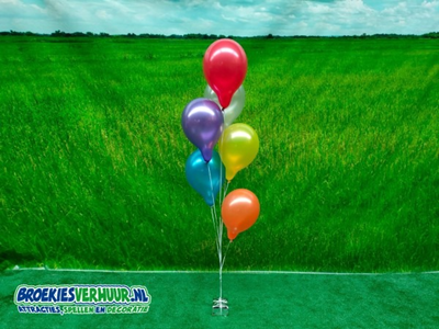 Gronddecoratie 6 Ballonnen
