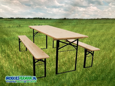 Party Set - Tafel + Banken