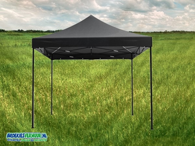 Budget Partytent Easy Up 3x3 meter Zwart