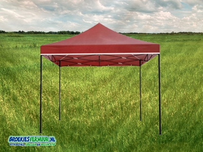 Budget Partytent Easy Up 3x3 meter Rood