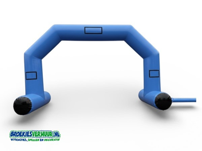 Promotieboog Blauw 8x6 meter