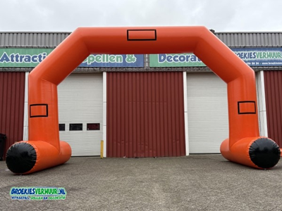 Promotieboog Oranje 8x6 meter Promotieboog Oranje 8x6 meter