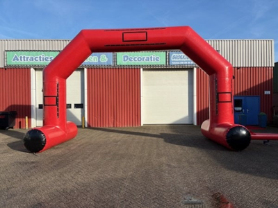 Promotieboog Rood 8x6 meter