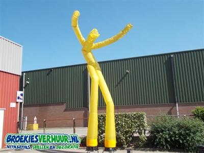 Sky Dancer Geel 6 meter