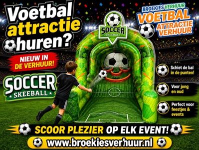 Soccer-Skeeball-Huren-Broekiesverhuur-Voetbal-Attratties-Huren