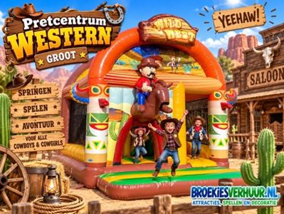 Springkussen-Western-Pretcentrum-Groot-Huren-Broekiesverhuur