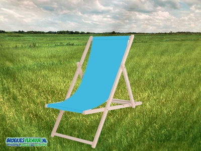 Strand Stoel Blauw