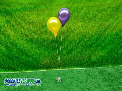 Tafeldecoratie 2 ballonen