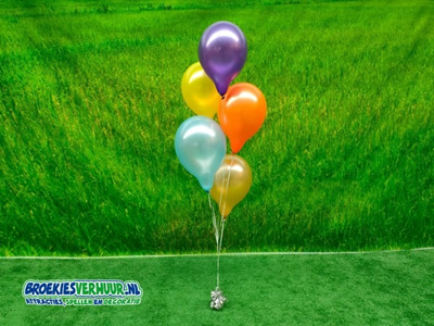 Tafeldecoratie 5 ballonen