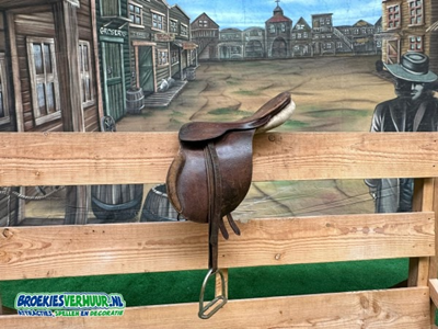 Thema decoratie Paarden Zadel