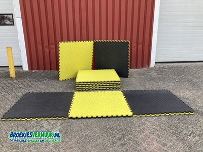 Val dempende en bescherm matten (1x1 meter)