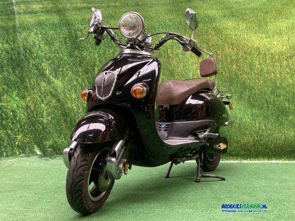 Decoratie Retro Scooter Zwart