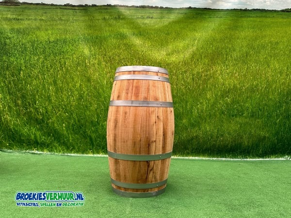 Decoratie Kastanje Houten Sigaar Vat 160 liter