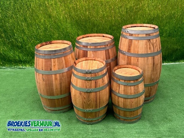 Decoratie Kastanje Houten Vat 30 liter