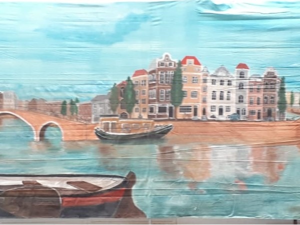 Decor Doek Holland Grachten Gordel