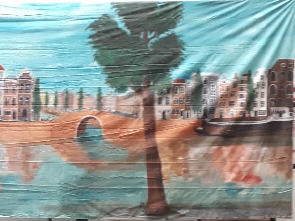 Decor Doek Holland Grachten Gordel