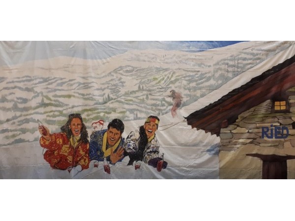 Decor Doek Wintersport Apres Ski 2