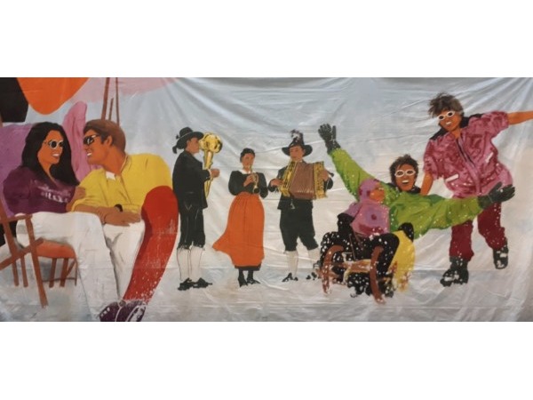 Decor Doek Wintersport Apres Ski 3
